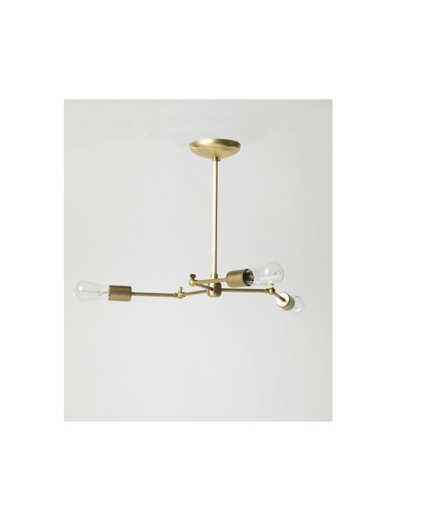 SOLID BRASS LAMP 3ARM / BRASS | JOURNAL STANDARD FURNITURE