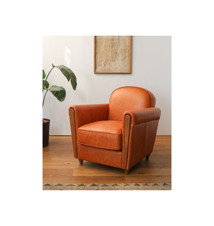 OAKS CLUB CHAIR / SMOOTH LEATHER | JOURNAL STANDARD FURNITURE