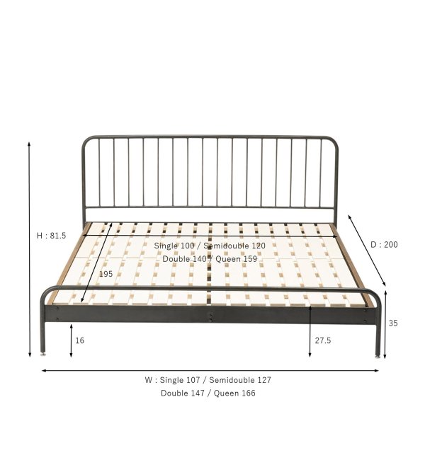 SENS BED LIGHT BROWN / SINGLE | ACME Furniture
