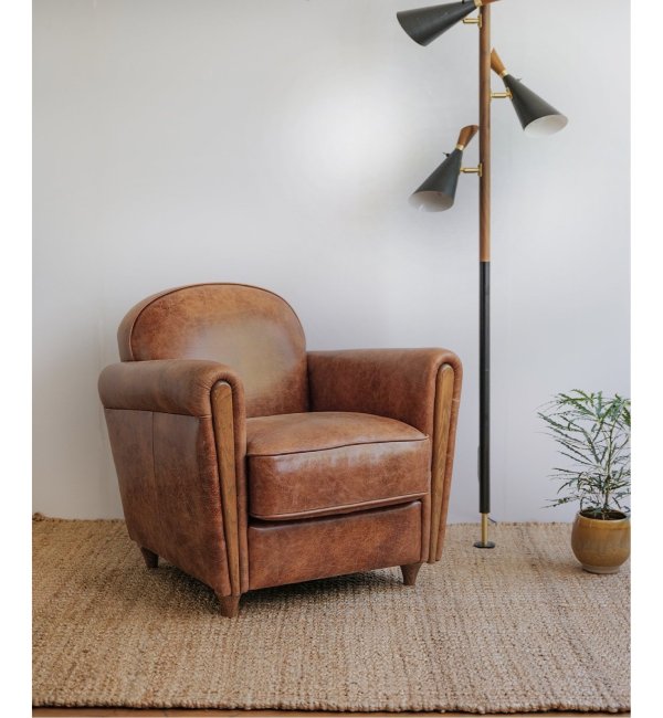 OAKS CLUB CHAIR / CRACK LEATHER | JOURNAL STANDARD FURNITURE