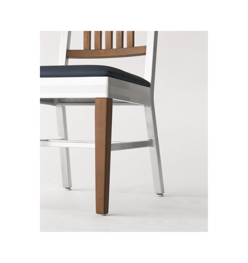 SHORELINE SIDE CHAIR / WOOD LEG / BLACK | JOURNAL STANDARD FURNITURE